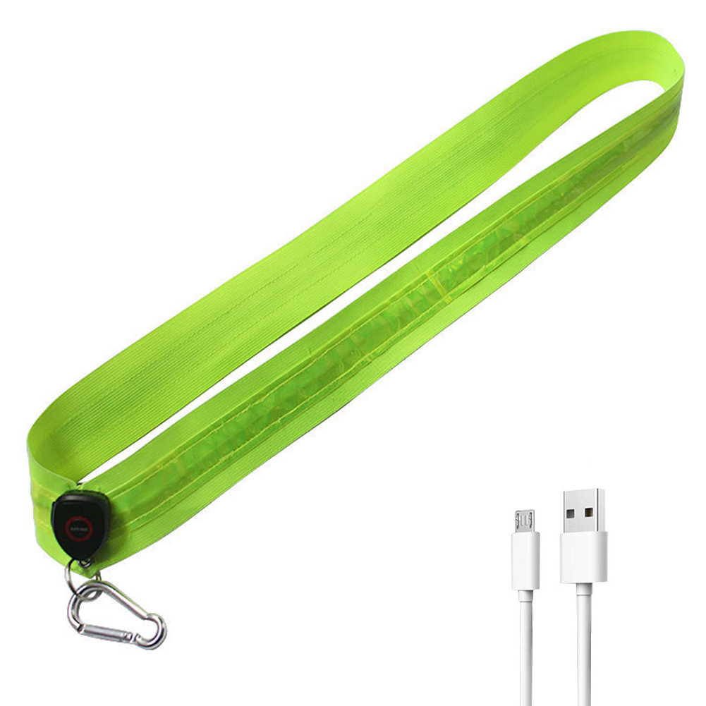 Running Gear Usa - Sabuk Lari LED Isi Ulang dengan