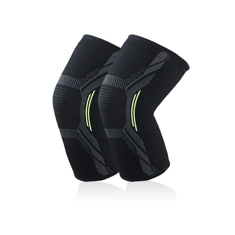 Running Gear In The Cold - Bantalan lutut rajut tunggal, olahraga nilon