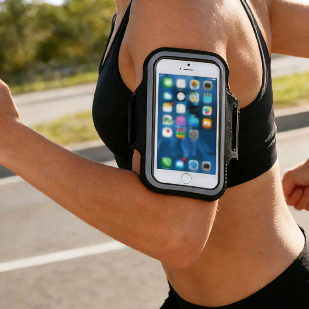 X Running Gear - Tas Lari dengan Tempat Ponsel dan