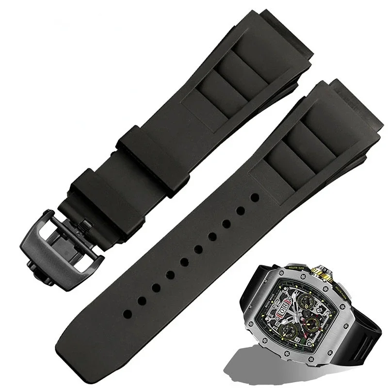 Sweat Band Wrist - Jam tangan karet gelang untuk Richard