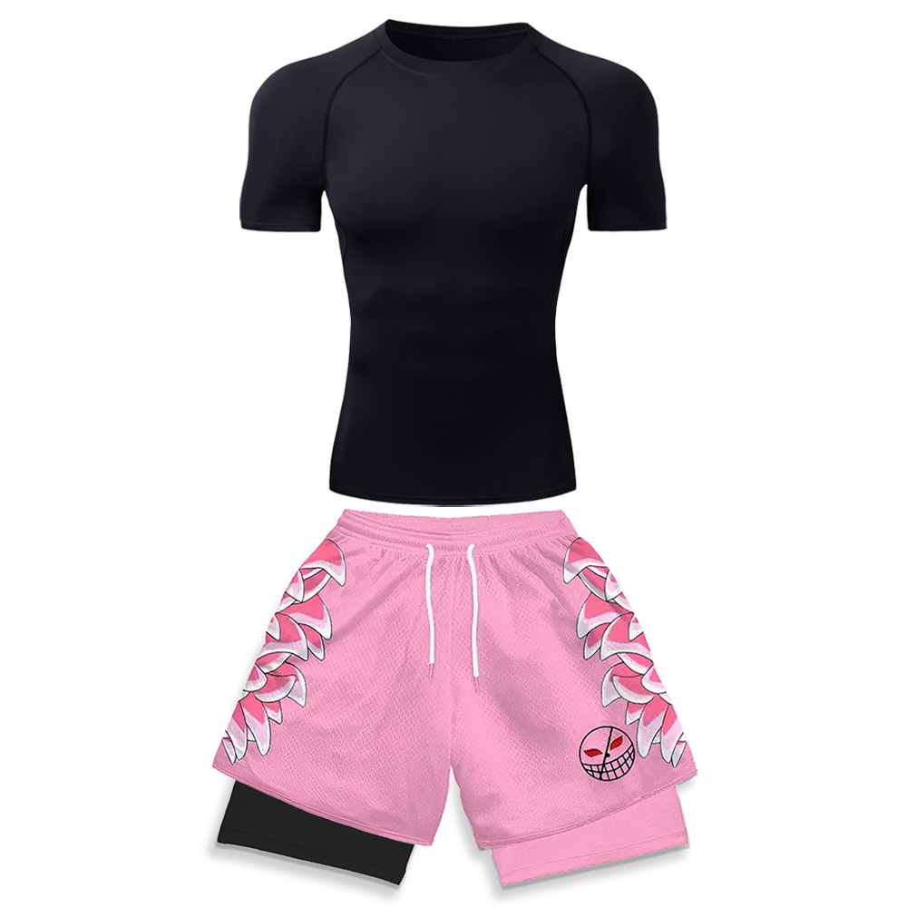 Running Gear Usa - Pakaian Olahraga Elastisitas Tinggi untuk Pria