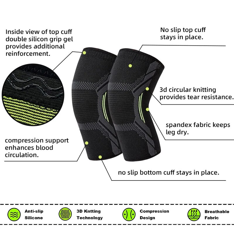 Bantalan lutut rajut tunggal,  - Running Gear In The Cold ulasan dan harga