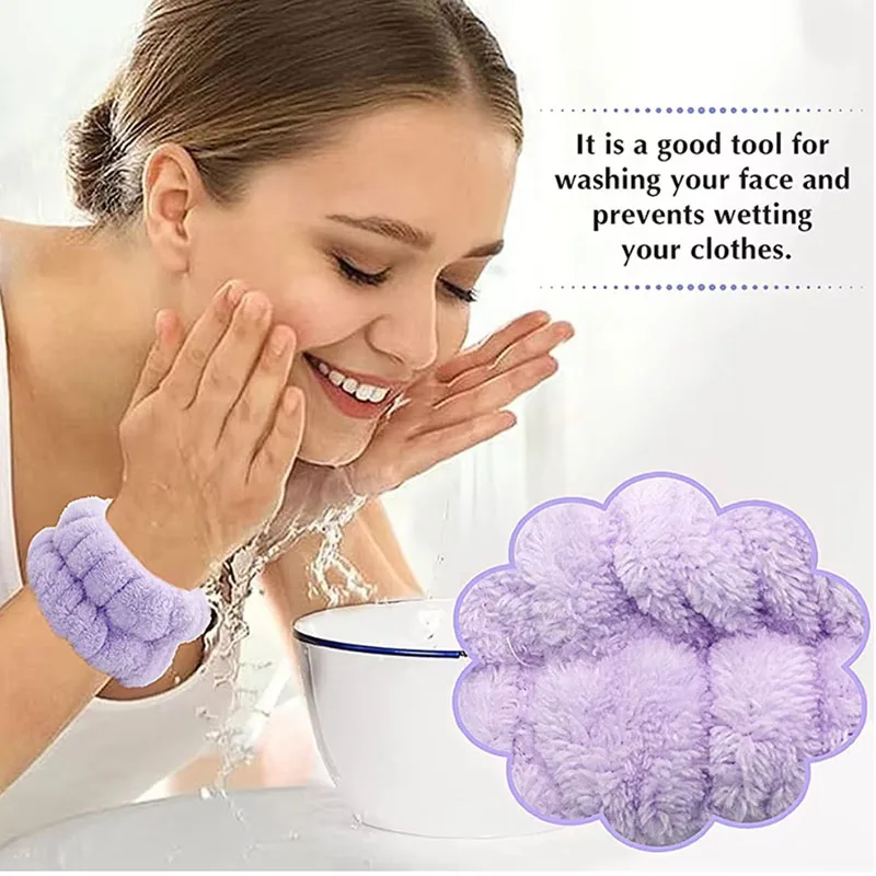 1/2Pcs Gelang Cuci Muka Mikrof - Sweat Band Wrist ulasan dan harga
