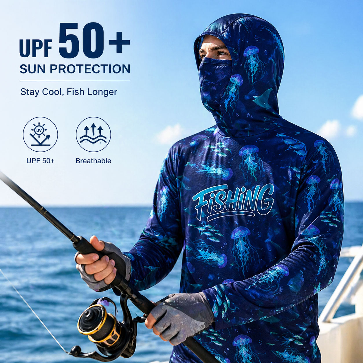 Pakaian Atasan untuk Memancing - Running Gear Usa ulasan dan harga