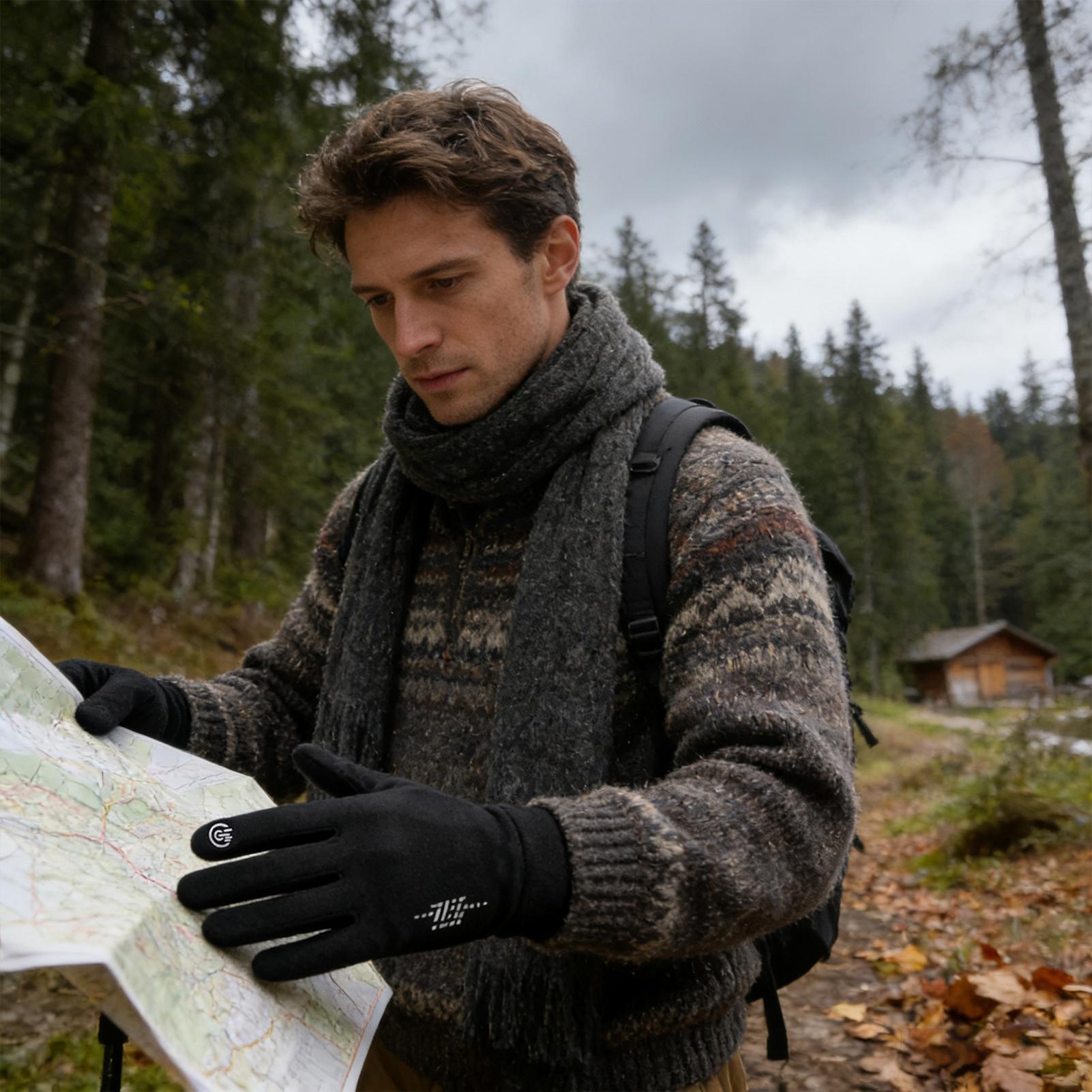 Sarung Tangan Bersepeda Musim  - Running Gear In The Cold ulasan dan harga