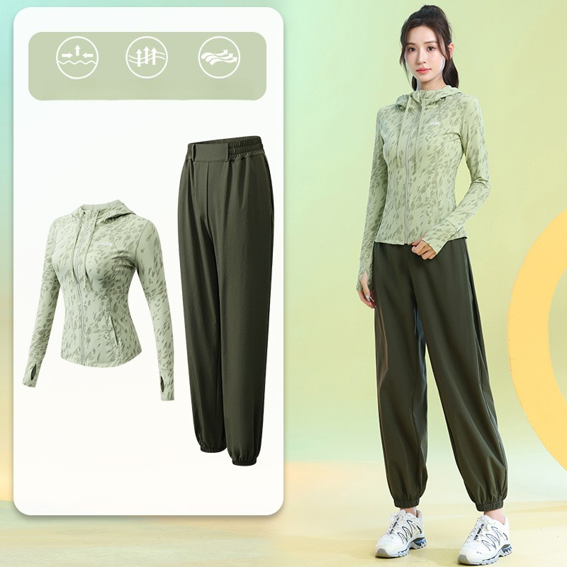 Setelan Lari Wanita Lengan Pan - Running Gear Usa ulasan dan harga