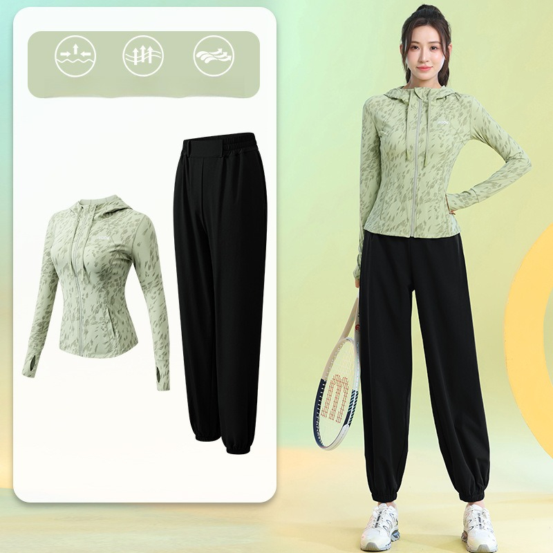 Setelan Lari Wanita Lengan Pan - Running Gear Usa ulasan dan harga